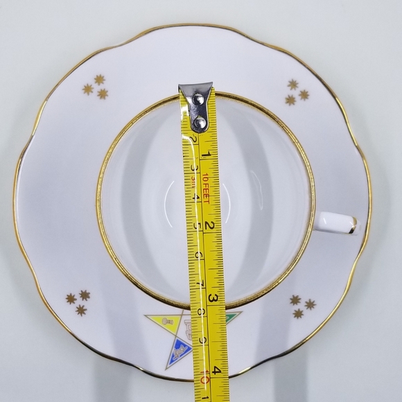 [TAYLOR & KENT / ROSINA] Order of the Eastern Star Cup and Saucer - Picture 10 of 12
